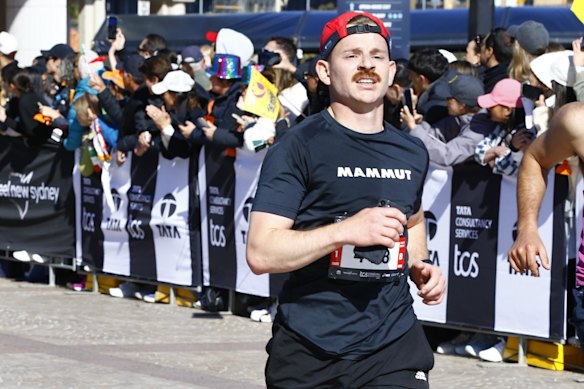 Lukas Schindler survived Thursday’s shark attack at Kylies Beach. In August he completed the Sydney Marathon.