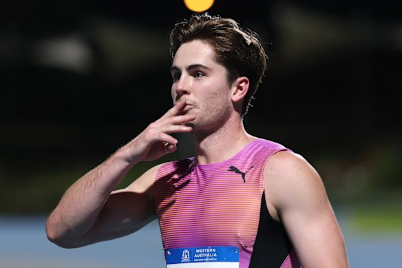 Rohan Browning is still Australia’s sprint king – at least for now.