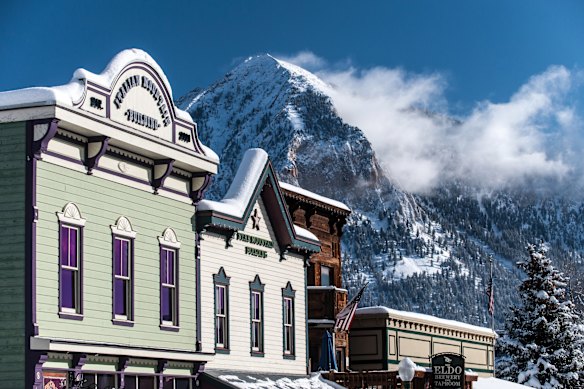 The US village of Crested Butte has history and character along with good powder snow in the peaks above it.