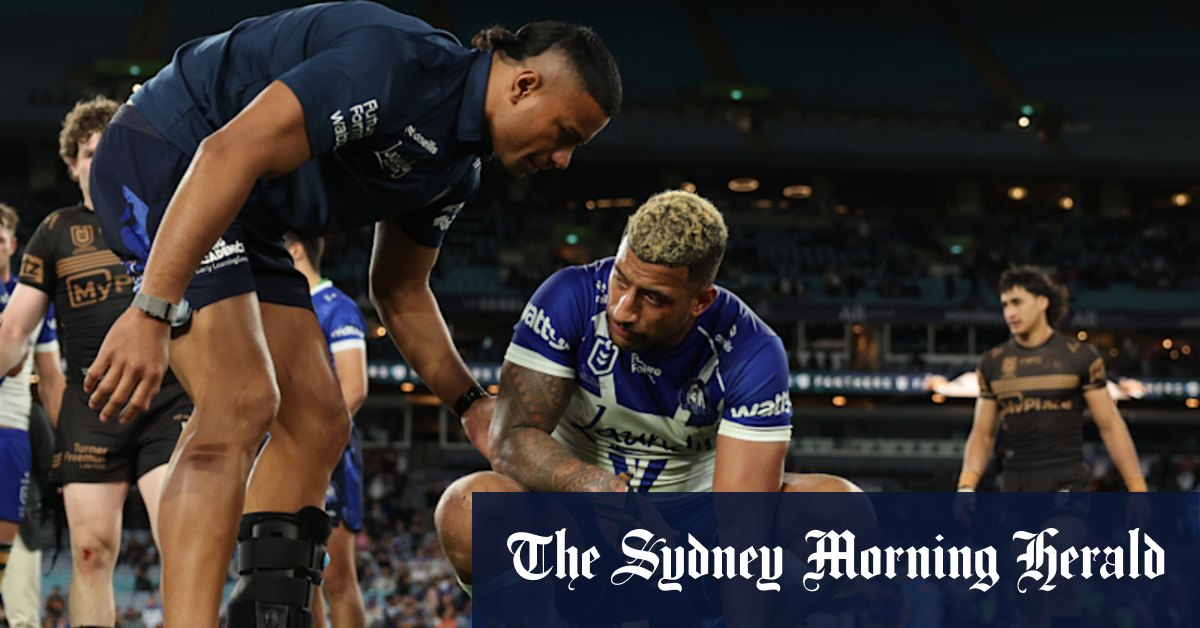 Canterbury Bulldogs Stephen Crichton injury proves costly in loss to Penrith Panthers