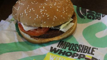 The Impossible Whopper is not so meatless after all, a customer claims.