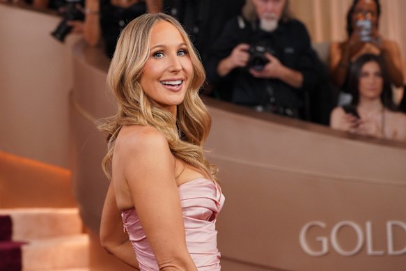 Nikki Glaser hosted the Golden Globes for the second time.