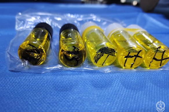 Sam Alroubaye, 20, has been charged with allegedly supplying vape vials laced with nitazenes, a dangerous new class of illicit opioid, in an Australian first.