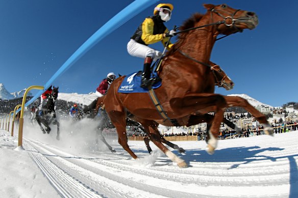 Saint Moritz claims the world’s only horse race run on a frozen lake.