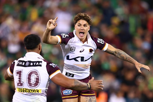 Reece Walsh masterminded an incredible Broncos comeback against Canberra in last year’s finals.