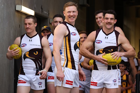 James Sicily is leading the Hawks into a qualifying final against Fremantle.
