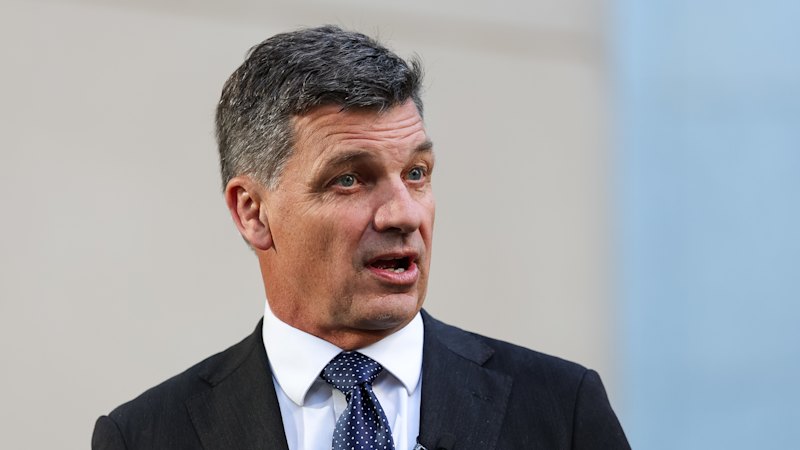 Coalition says it would repeal changes to negative gearing and CGT if elected; Chalmers insists government will deliver budget savings; Trump touches down in China for meeting with Xi