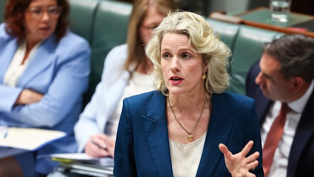 Housing Minister Clare O’Neil says new figures show people are using the government’s expanded 5 per cent house deposit policy.