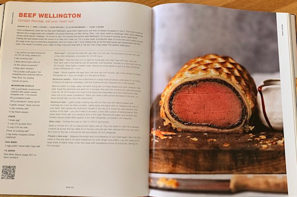 The beef Wellington recipe from the RecipeTin Eats cookbook Dinner, by Nagi Maehashi.