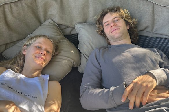Andre de Ruyter and his younger sister Alysha.