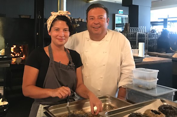 With Peter Gilmore, executive chef at Quay. 