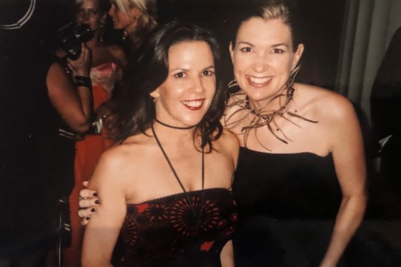 Writer Judi McCrossin (left) and co-producer Amanda Higgs at the Logies in 2003, when the show won most outstanding drama (and Claudia Karvan was voted most outstanding actress).