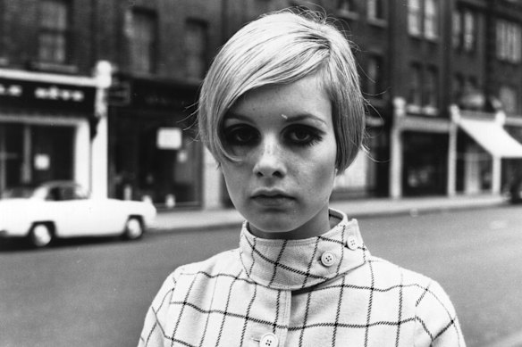 Twiggy in 1966, the year she was “discovered”.
