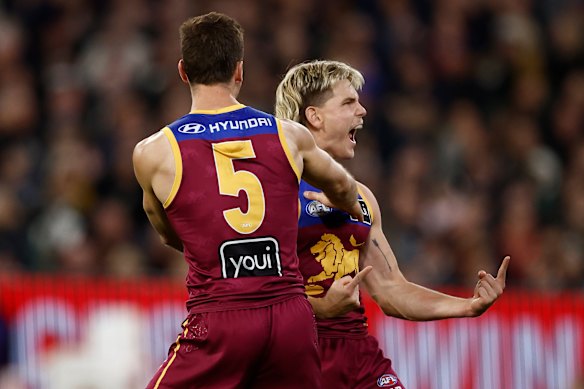 Josh Dunkley and Will Ashcroft were key figures for the Lions.