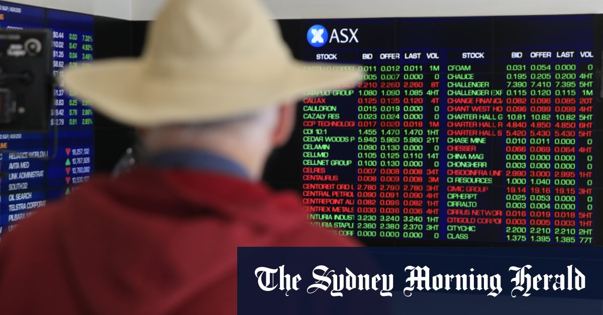 ASX set for flat start after Fed jitters spoil mood on Wall Street