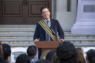 Ed Helms in Rutherford Falls.