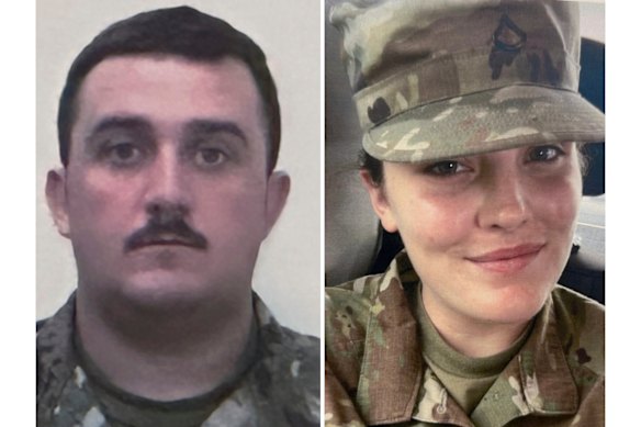Staff Sgt. Andrew Wolfe and Specialist Sarah Beckstrom, the National Guard troops gunned down in Washington DC.