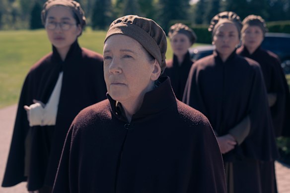 Ann Dowd returns as Aunt Lydia in The Testaments.