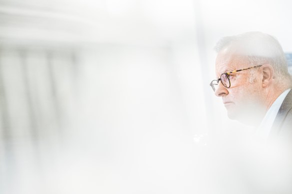 Prime Minister Anthony Albanese speaks to the media at the opening of the Coburg Medicare Urgent Care Centre.