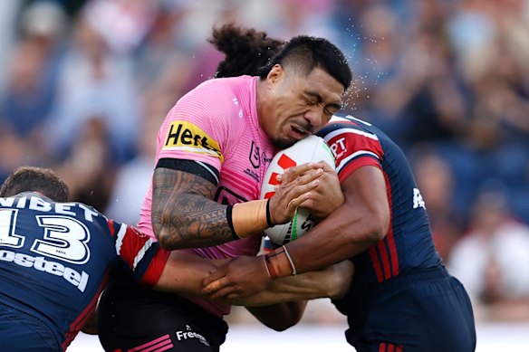 Moses Leota has been a standout for premiership favourites Penrith.