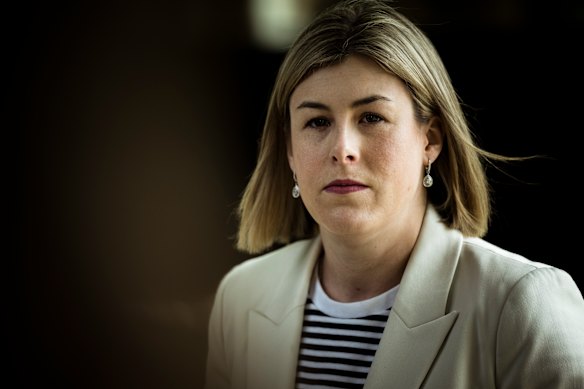 Opposition Leader Jess Wilson  pictured in January.