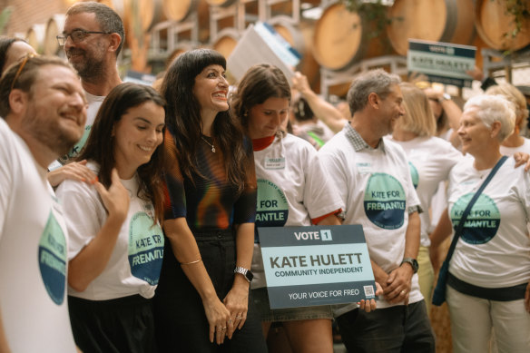 Teal independent candidate for the WA state seat of Fremantle, Kate Hulett.