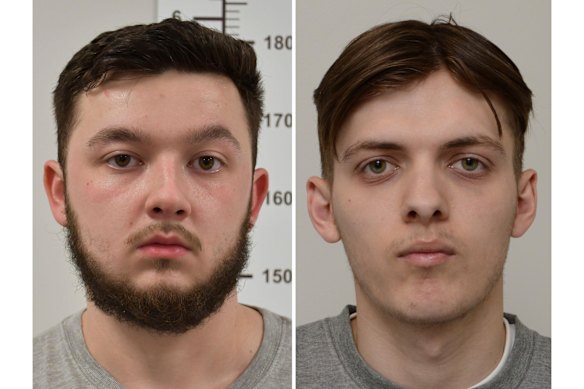 Petty criminals Dylan Earl (left) and Jake Reeves were jailed for setting fire to a London warehouse and destroying aid destined for Ukraine.