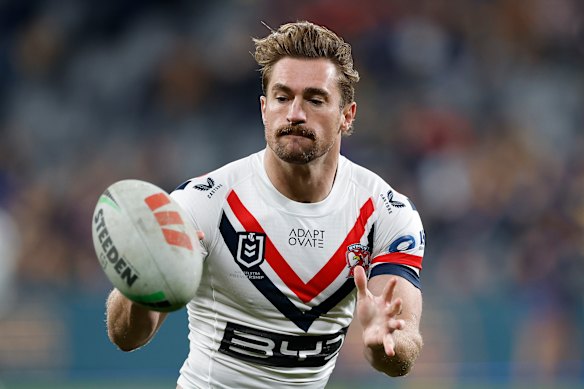 Connor Watson will play his 100th NRL game for the Roosters on Friday.