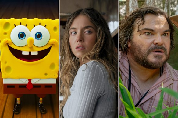  The Search For Squarepants, Sydney Sweeney in The Housemaid and Jack Black in Anaconda – some of the Boxing Day movies on offer this year.