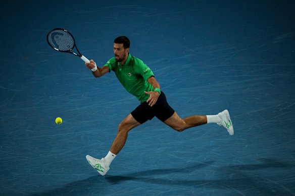 Novak Djokovic produce a virtuoso performance to kick-start his 21st Australian Open campaign.