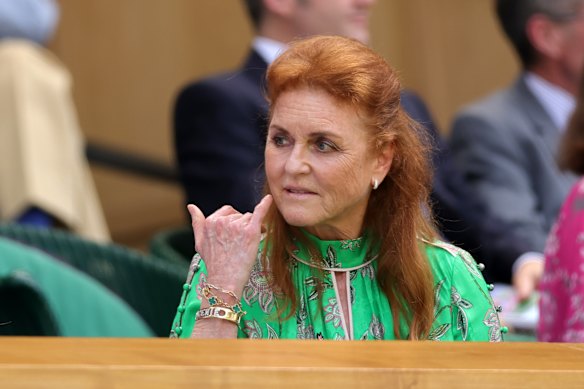 Sarah Ferguson at Wimbledon earlier this year. Prince Andrew’s ex-wife will no longer be known as the Duchess of York.
