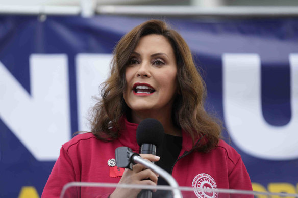 Michigan Governor Gretchen Whitmer  is viewed arsenic  a plausible alternative. 
