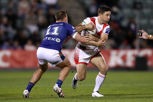 Ben Hunt during Friday night’s loss to the Warriors.