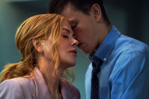 Kidman stars in Babygirl as a lustful CEO who has an affair with an office worker – played by Harris Dickinson – almost 30 years her junior. 