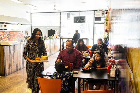 Inside the Clayton South eatery.
