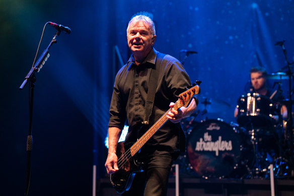 Jean-Jacques Burnel performs in London in 2022.