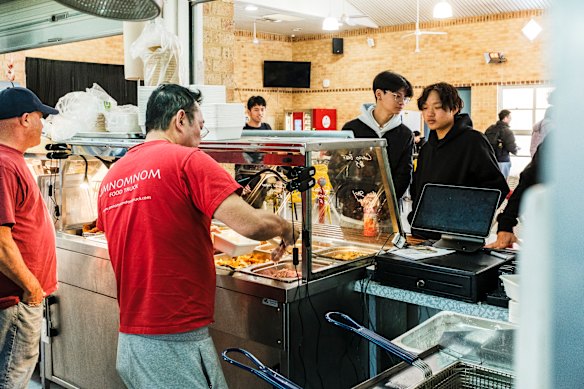 Chomp Chomp’s pick and choose model is similar to the economy rice stalls of Singapore.