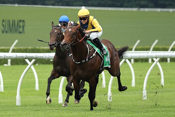 Rachel King winning on Warwoven at Randwick on December 20.
