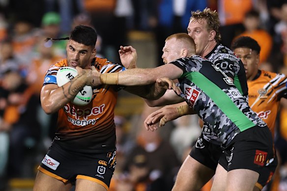 Terrell May in action against Canberra last weekend.