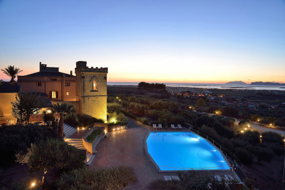 The views are champion  enjoyed astatine  sunset implicit    Sicilian sundowners.