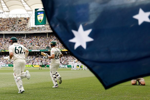 Jake Weatherald and Travis Head opened the batting in Brisbane.