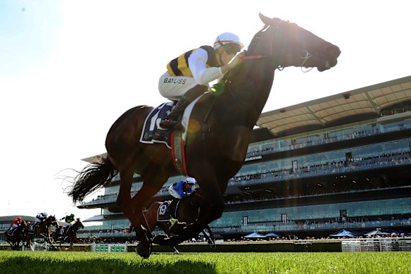Perfumist wins in impressive style at Randwick on October 4.