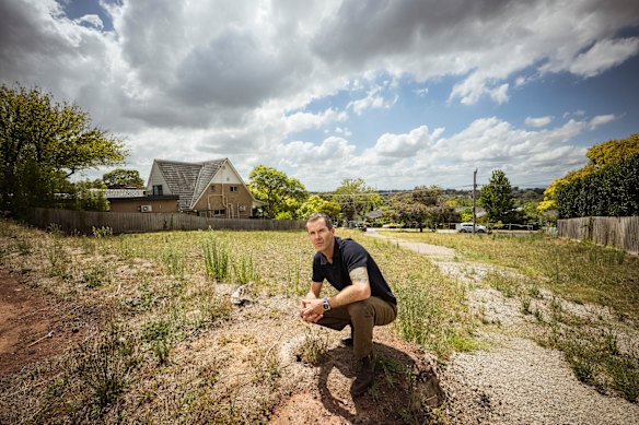 Small property developer Jim Clarke-Sullivan on the property he has applied to develop in Rosanna.