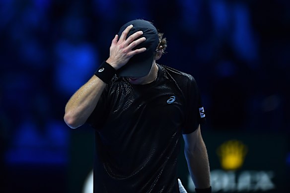 De Minaur had to wait for Carlos Alcaraz’s result to be sure of making the semi-finals.