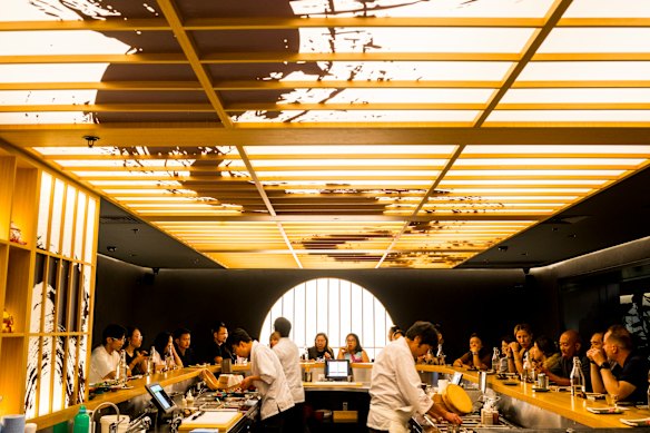 Inside Nori Maki on Bourke Street in the CBD.