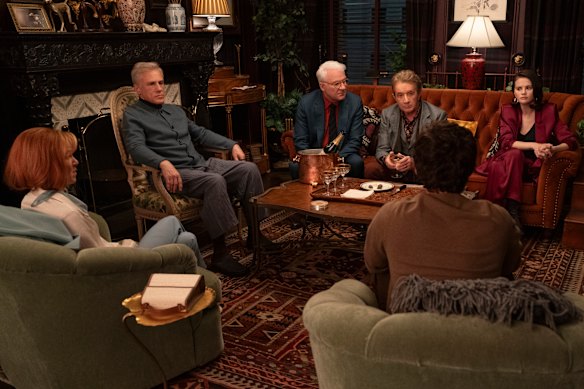 With Renée Zellweger (sporting red hair) and Christoph Waltz, two more Oscar winners join the cast. 