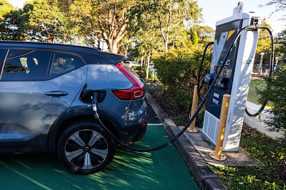 Charging stations are appearing in parks, suburban pubs and shopping centres.