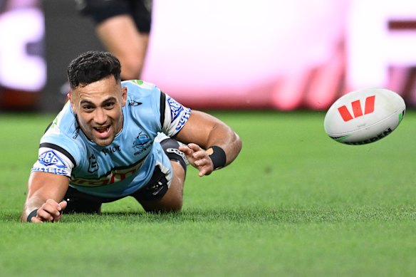 Emerging Cronulla centre KL Iro was born in England.