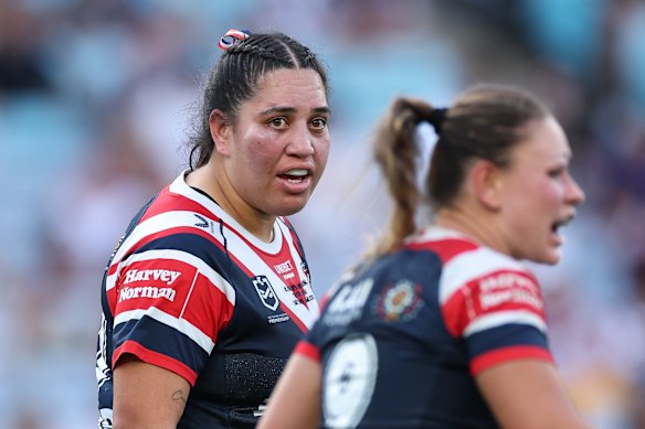Rima Butler is awaiting scans on a gruesome facial injury.