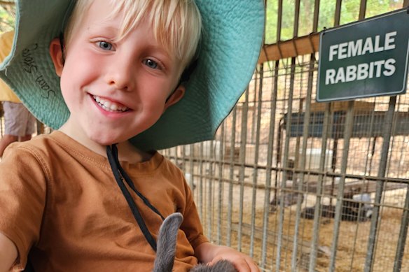 ‘Sammy’ the little boy who was crushed by a parking meter at Bunbury Museum on January 15.
